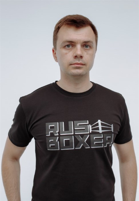 Футболка Rusboxer черная - фото 6086