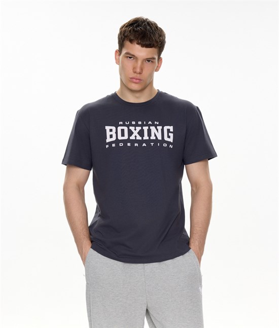 Футболка BOXING, графит - фото 7047