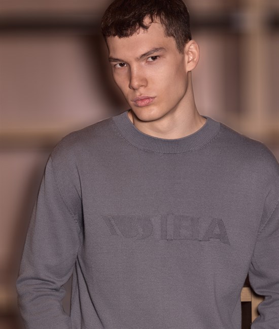 Джемпер IBA, серый - фото 7148