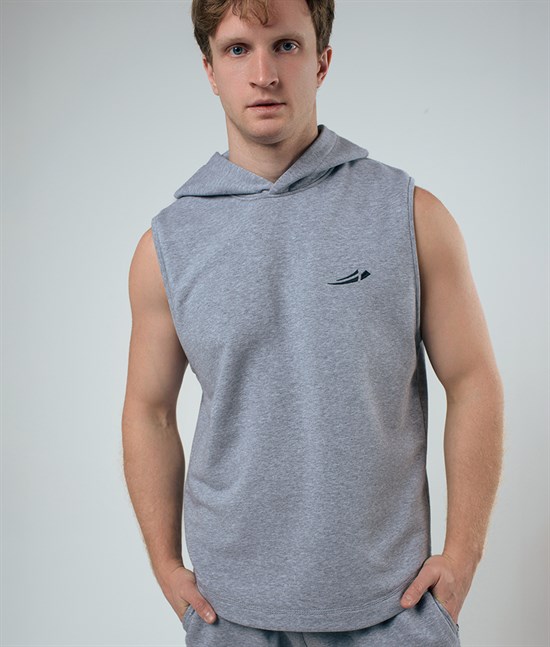 Жилет трикотажный Брюс, серый - фото 7197