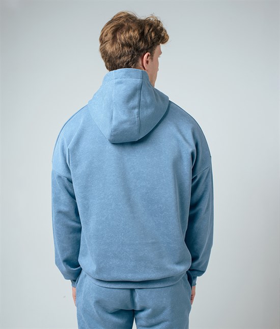 Худи Майк, голубое - фото 7221