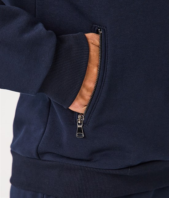 Толстовка ФБ классик полузамок, синяя - фото 7296