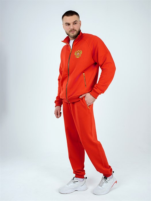 Спортивный костюм Россия красный - фото 7379