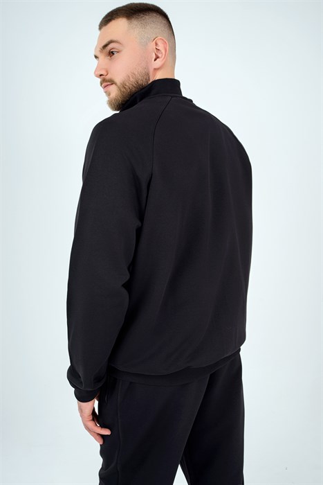 Олимпийка Россия черная с вышивкой 2337