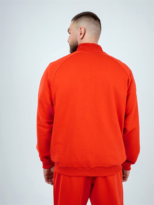 Олимпийка Россия красная с вышивкой - фото 7440