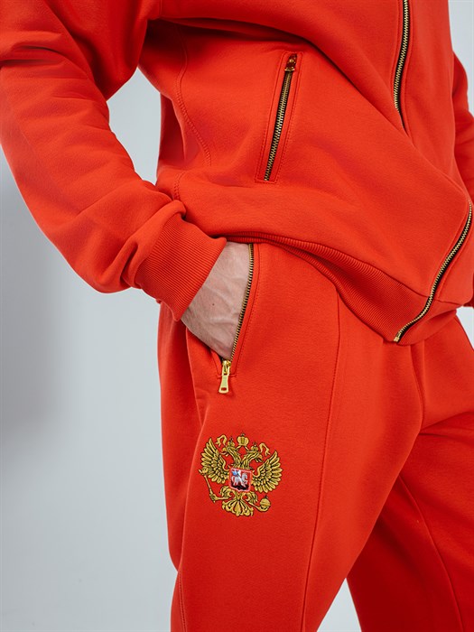 Спортивные брюки Россия красные - фото 7483