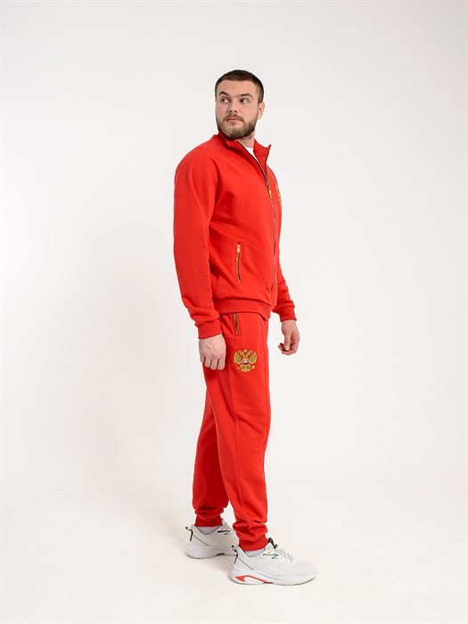 Спортивный костюм Россия красный - фото 7735