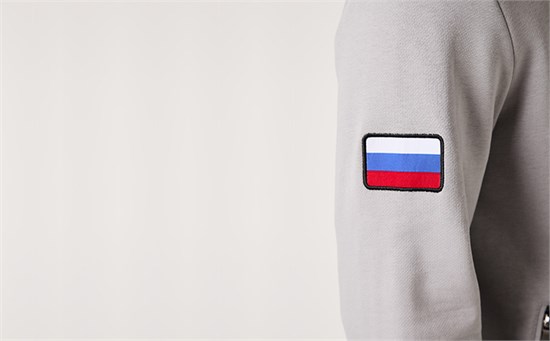 Олимпийка ФБ классик на молнии серая RBFTO013