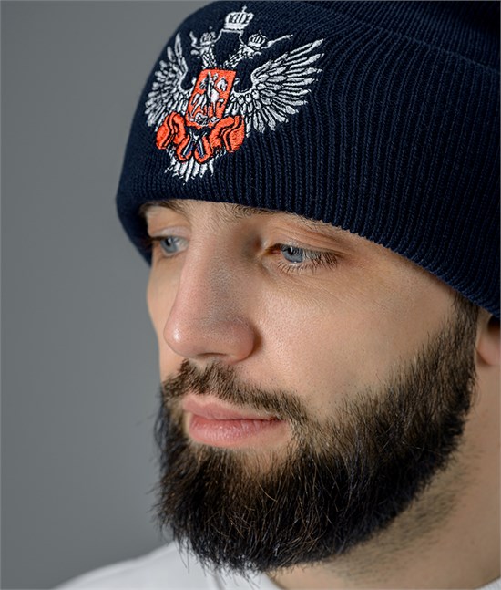 Шапка Герб 3.0 синяя 2401