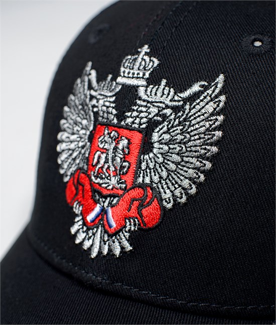 Кепка летняя Федерации бокса России (чёрная) 3117
