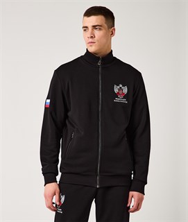 Олимпийка ФБ классик на молнии, черная