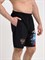 Шорты спортивные Россия с флагом черные - фото 7653